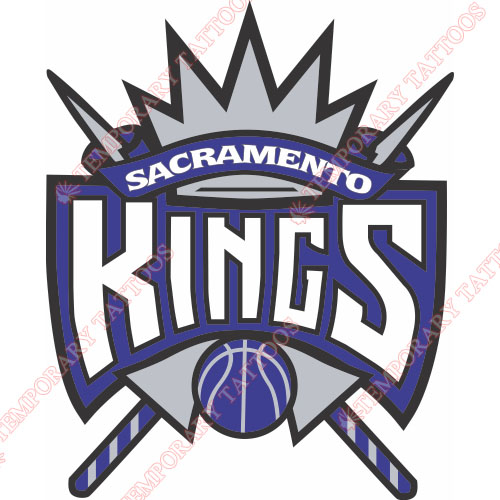 Sacramento Kings Customize Temporary Tattoos Stickers NO.1177